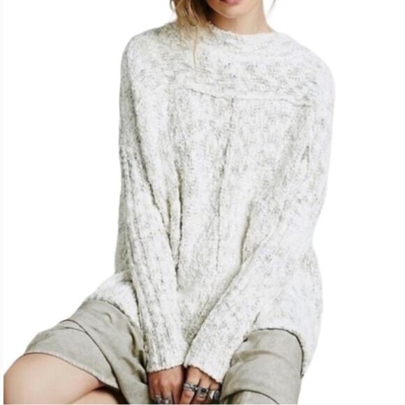 Free People Sweaters - Free People Nightingale Chunky Oversized Tunic Sweater